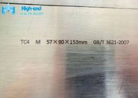 Gr5 ASTM B 381 Square Titanium Plate 57mm Titanium Alloy Sheet
