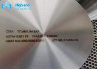 ASTM B381 F2 Material Titanium Disc 1000MPA Forging Tensile Strength