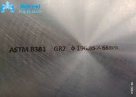 Astm B381 Forging Titanium Disc Forged Tensile Strength Gr2 196.85mm