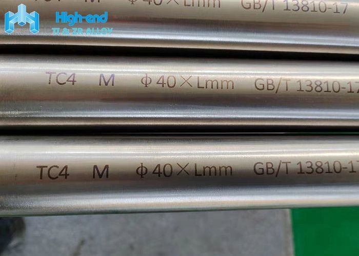 Medical Gb13810 Titanium Round Bar Rod Astm F136 40mm