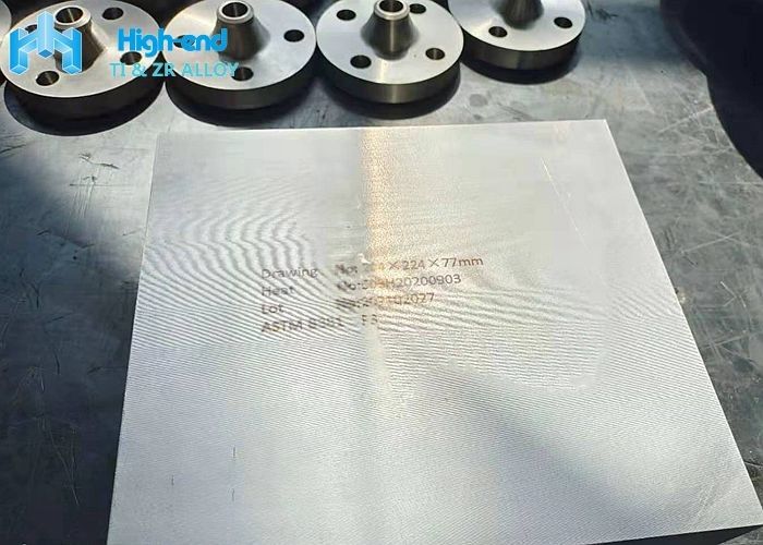 ASTM B381 F3 Thin Titanium Sheet Structural Sheet Metal Blocking